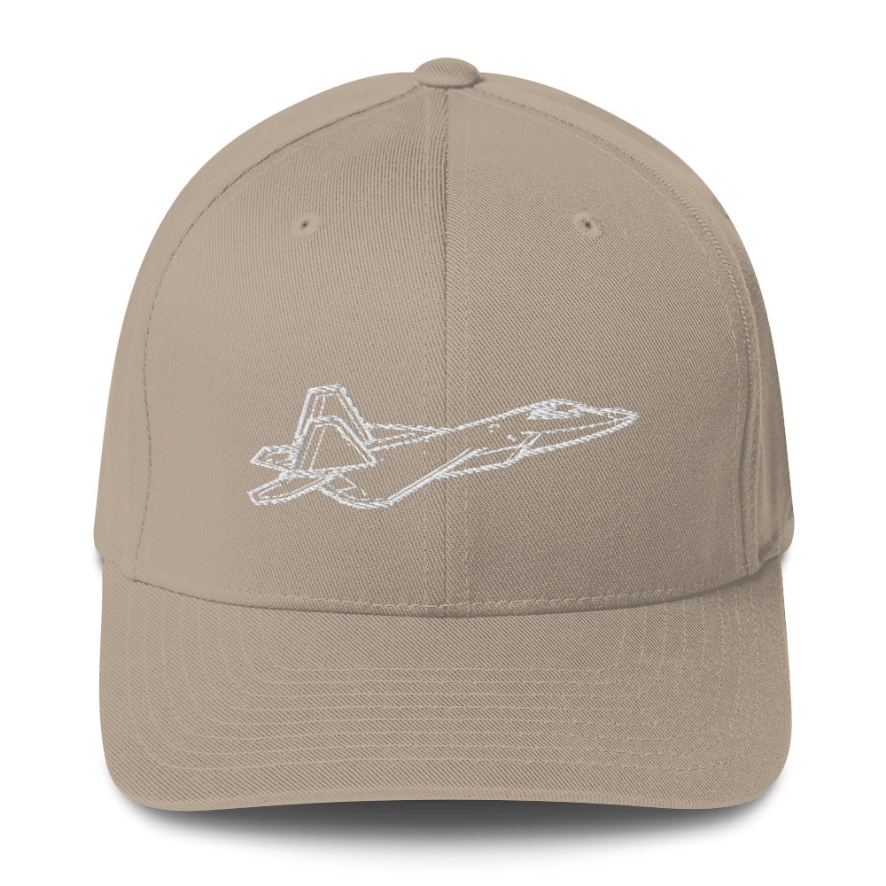 USAF's Dominant F-22 Raptor 2 Embroidered Hat - Image 7