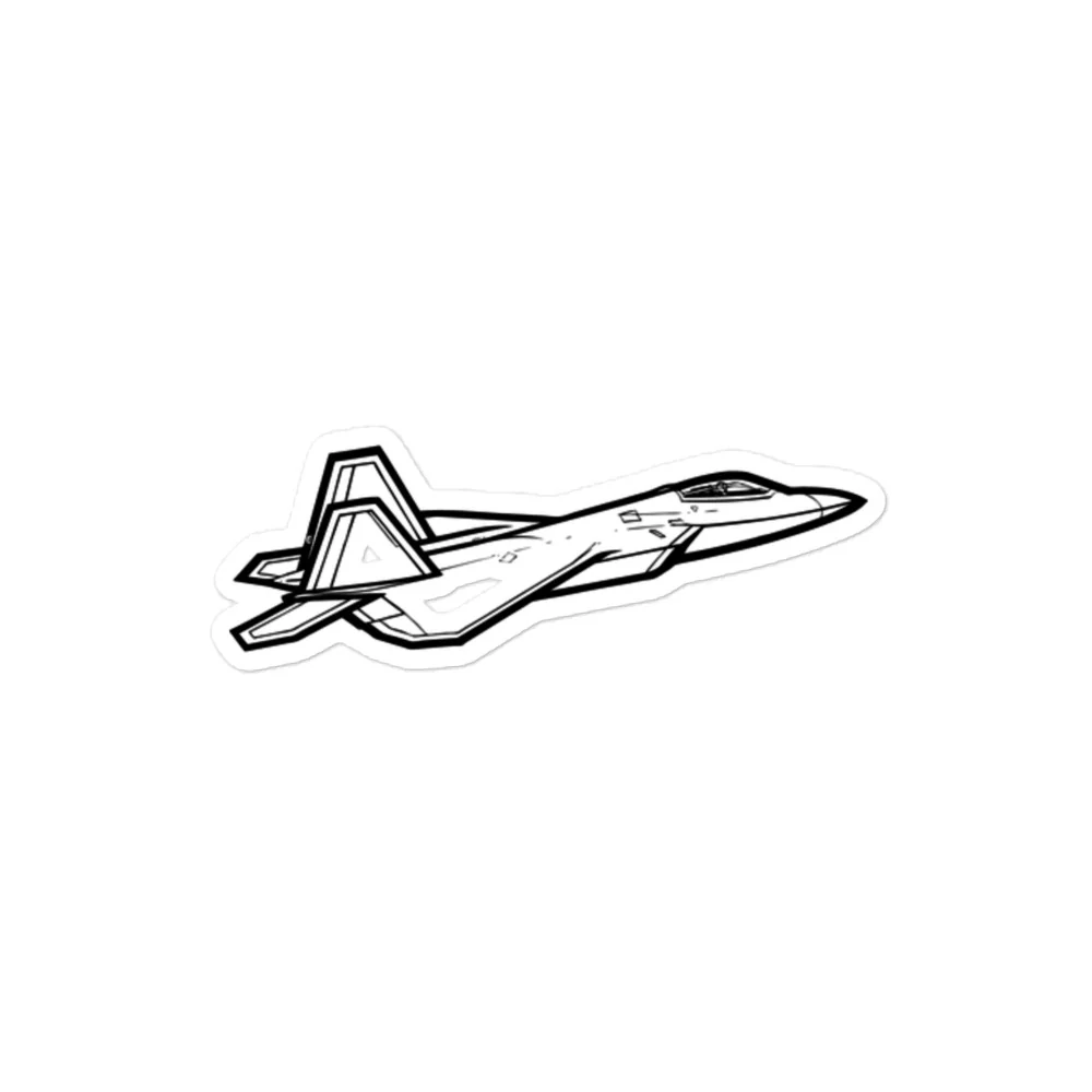 USAF's Dominant F-22 Raptor 2 Stickers - Image 2
