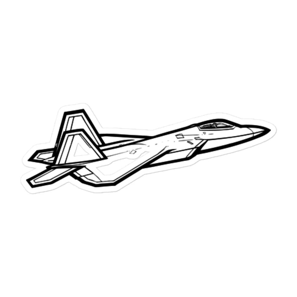 USAF's Dominant F-22 Raptor 2 Stickers - Image 3