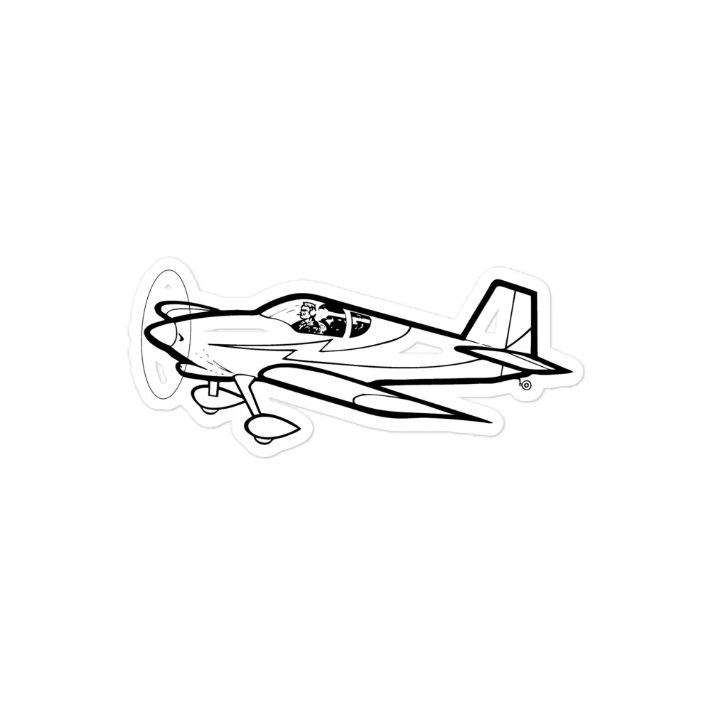 Van's Aircraft RV-6 Legend Sticker - Image 3