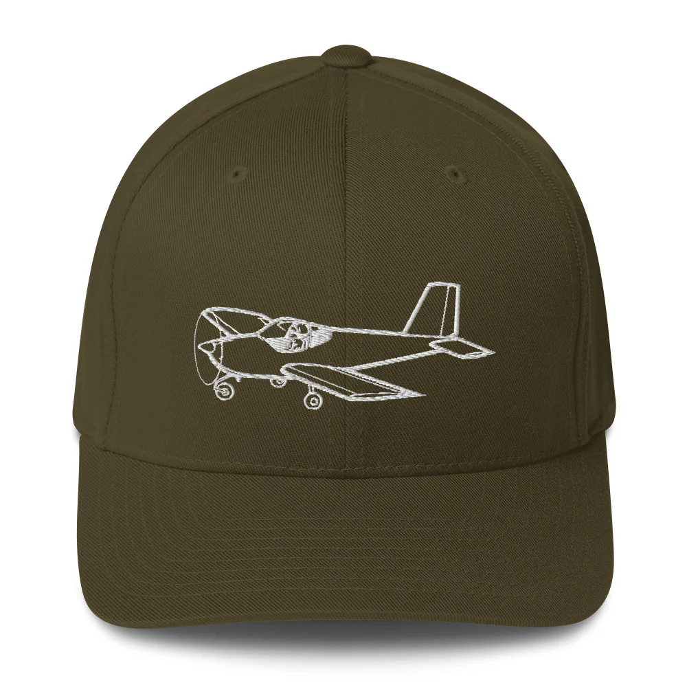 Van's RV-12 Light Sport Aircraft Embroidered Hat - Image 5