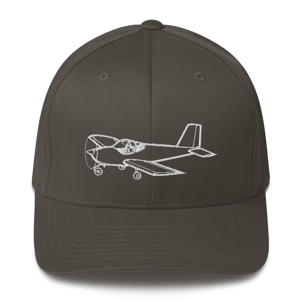 Van's RV-12 Light Sport Aircraft Embroidered Hat - Image 6