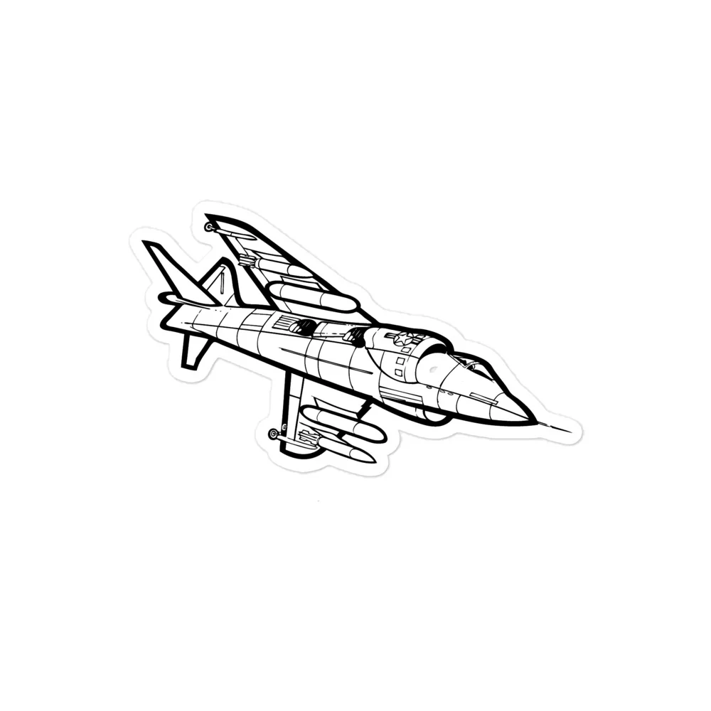 Versatile V/STOL AV-8A Harrier Stickers - Image 2