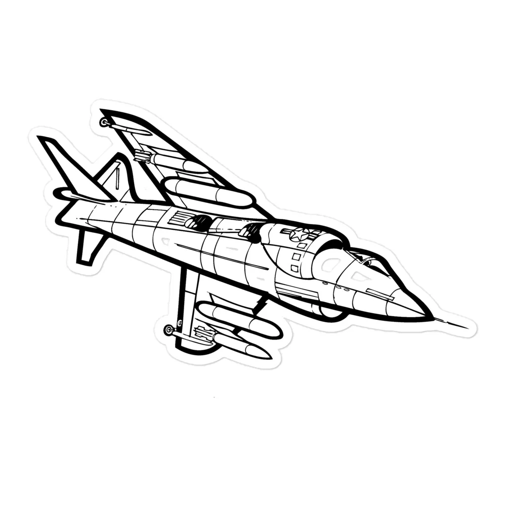 Versatile V/STOL AV-8A Harrier Stickers - Image 3