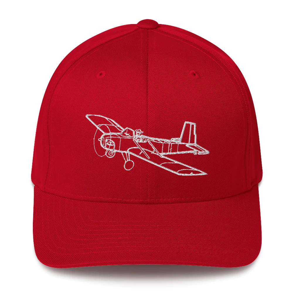 Volksplane Homebuilt Sport Aircraft Embroidered Hat - Image 3