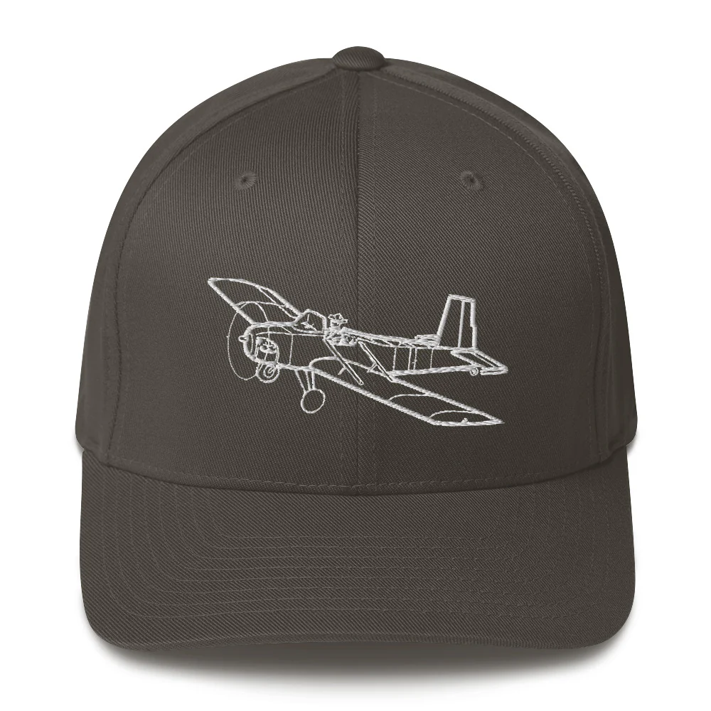 Volksplane Homebuilt Sport Aircraft Embroidered Hat - Image 5