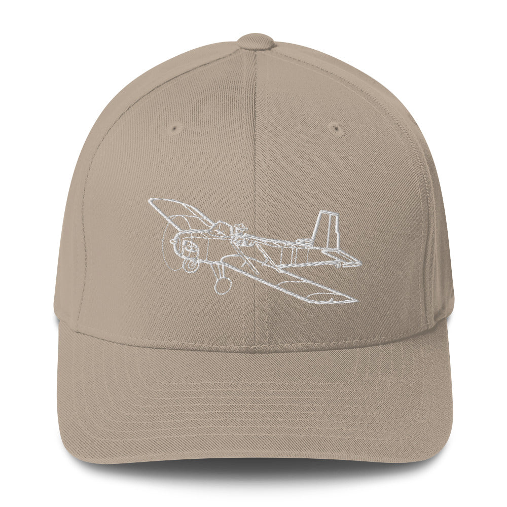 Volksplane Homebuilt Sport Aircraft Embroidered Hat - Image 7
