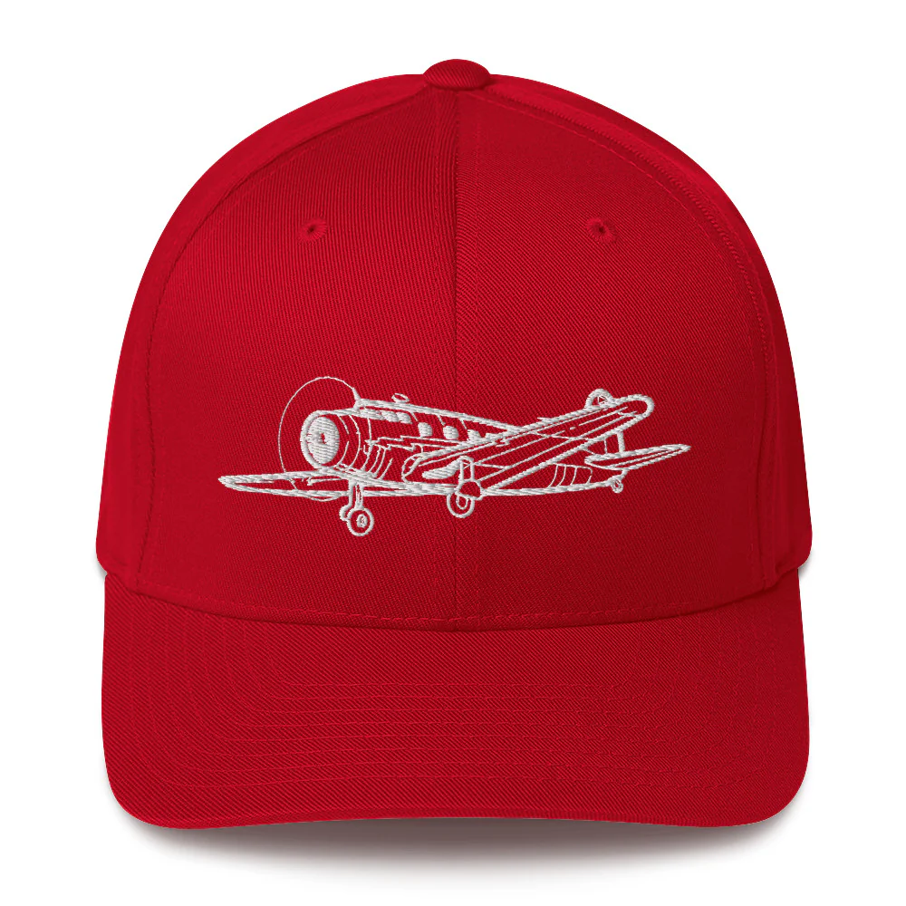Vultee V-1A Aviation Icon Embroidered Hat - Image 4