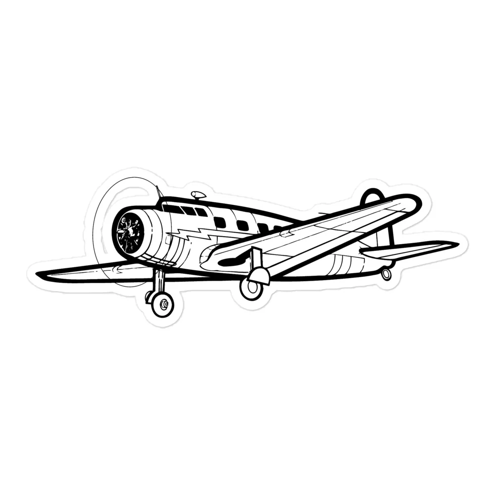 Vultee V-1A Aviation Icon Stickers - Image 3