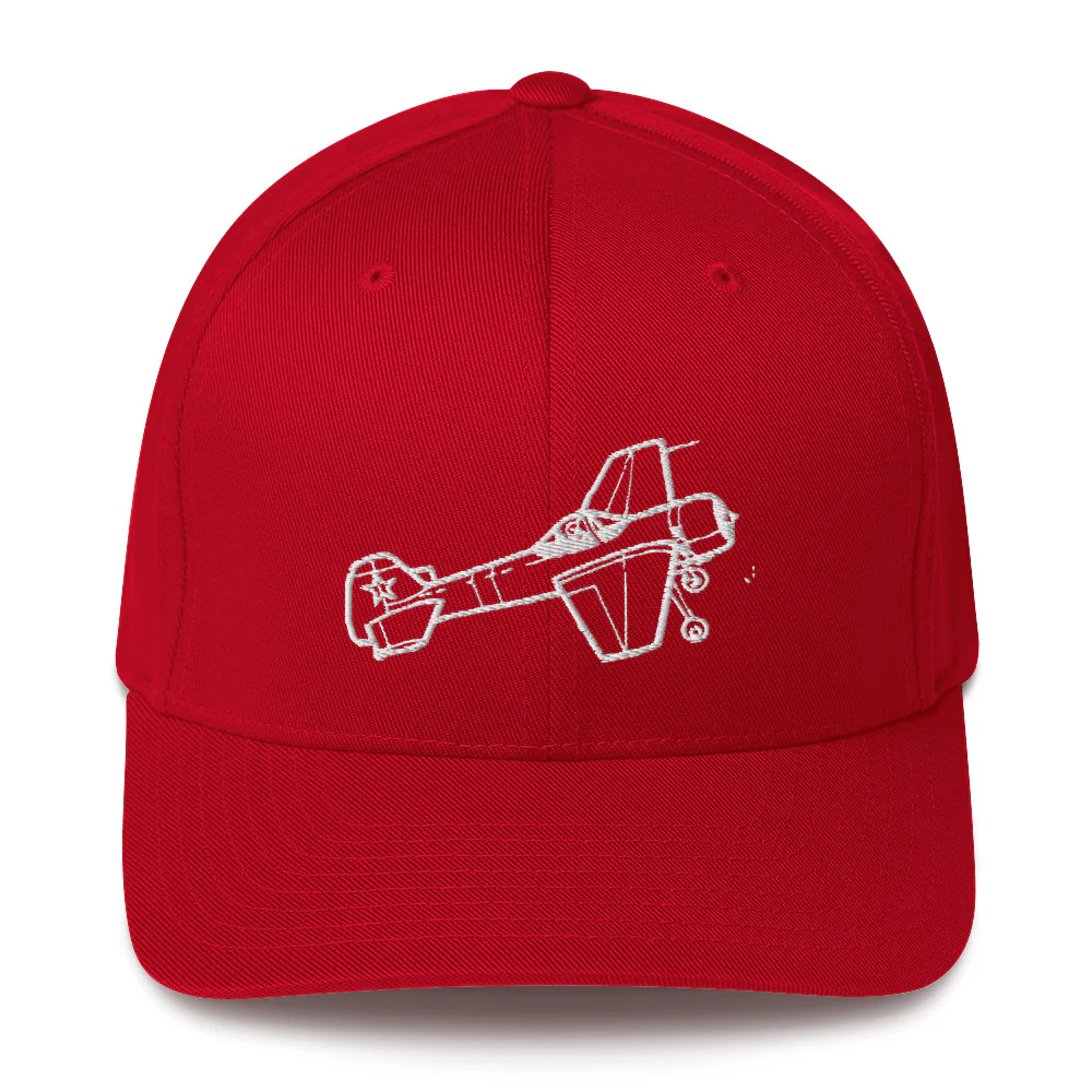 Yakovlev YAK-55 Sport Aircraft Embroidered Hat - Image 3