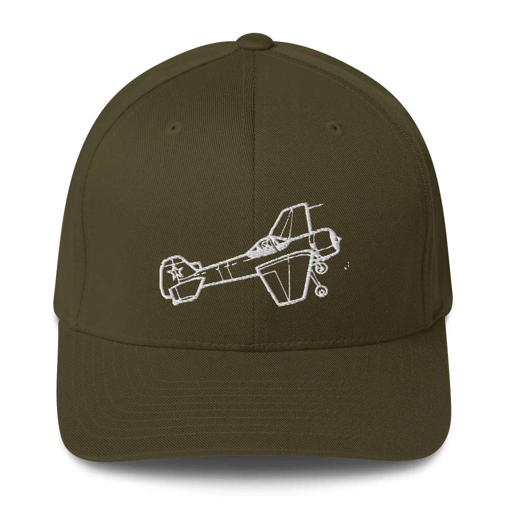 Yakovlev YAK-55 Sport Aircraft Embroidered Hat - Image 4