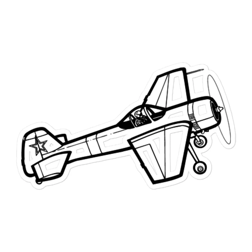 Yakovlev YAK-55 Sport Aircraft Stickers - Image 3